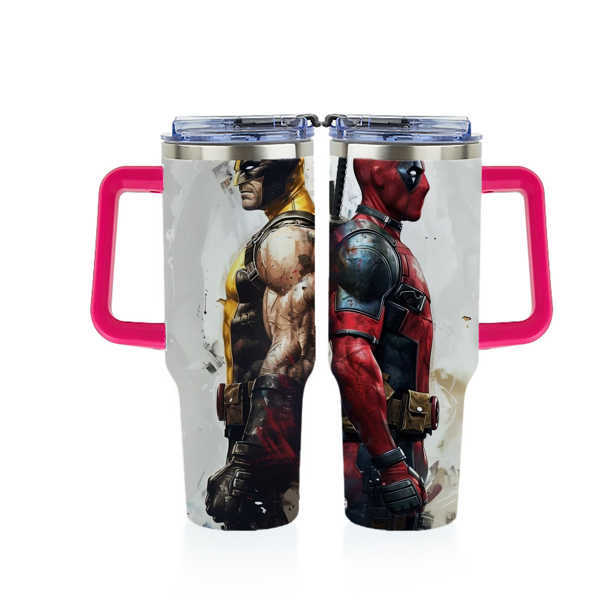 （画像用） Deadpool デッドプール 1200ｍLフルプリント車用タンブラー